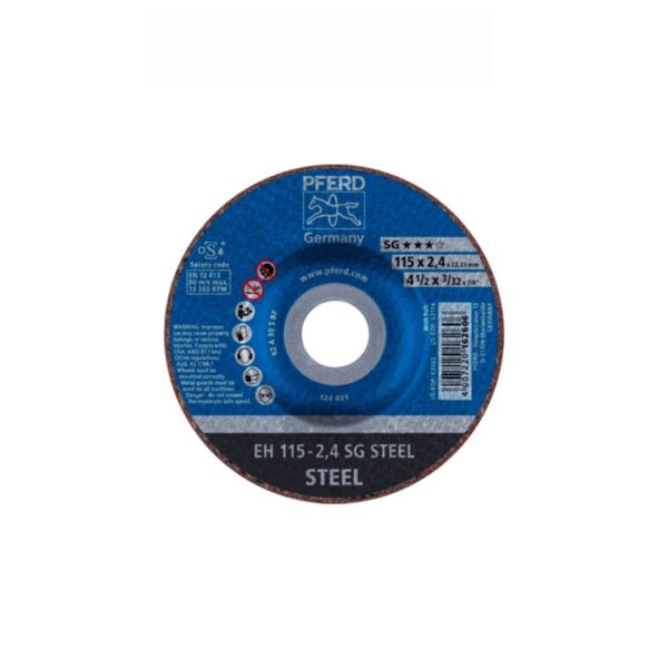 DISCO CORTE Ø115-2.4 ACERO
