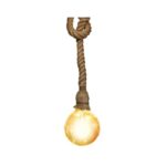 APLIQUE VINTAGE COLGANTE CUERDA 1M