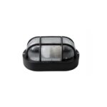 APLIQUE OVAL 40W NEGRO