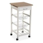 CARRO COCINA 2 CESTAS + BOTELLERO