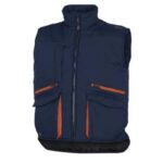 CHALECO MULTIBOLSILLOS AZUL/NARANJA T-M
