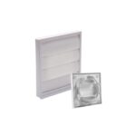 REJILLA  EMPOTRABLE 10-12 LAMAS MOVIBLES BLANCA