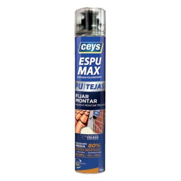 ESPUMA POLIURETANO PARA FIJACIÓN Y MONTAJE PARA PISTOLA 750ML