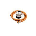 KIT GOMA BUTANO CON REGULADOR Y ABRAZADERAS