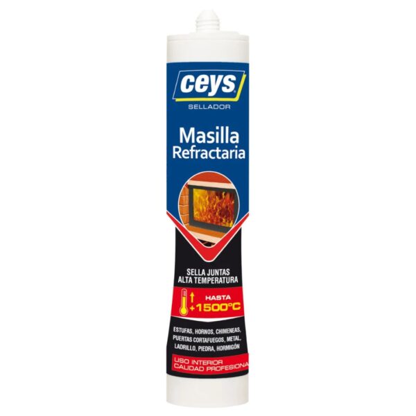 MASILLA REFRACTARIA NEGRO 310ML
