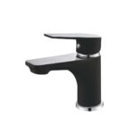 MONOMANDO LAVABO NEGRO/CROMO