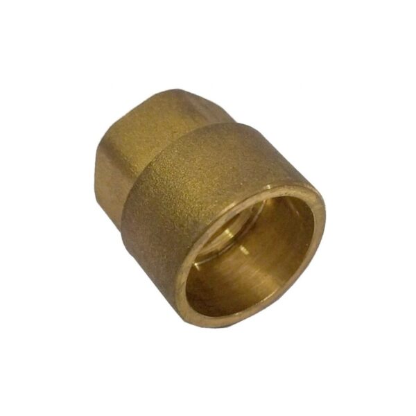 ENTRONQUE SOLDAR LATÓN ROSCA HEMBRA  Ø22MM