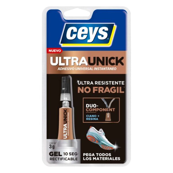 ADHESIVO UNIVERSAL INSTANTÁNEO 3GR