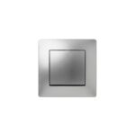CONMUTADOR 10A COLOR PLATA