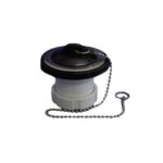 VALVULA LAVABO/BIDE CON CADENA  T-61 Ø70mm