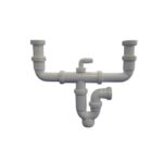 SIFON CURVO DOBLE RACOR EXTENSIBLE T-47