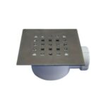 VALVULA BAJA PLATO DUCHA GRAN CAUDAL SIFONICA/REGISTRABLE INOX T-78BC