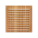 REJILLA ALUMINIO 150x150MM MADERA CLARA
