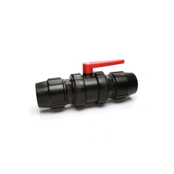 VÁLVULA ESFERA ENLACE TUBO POLIETILENO Ø90MM
