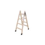 ESCALERA DE MADERA CON 4 PELDAÑOS