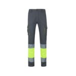 PANTALON 100% ALGODÓN  AZUL/AMARILLO TALLA L