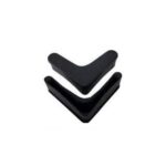 PIE PLASTICO ESTANTERÍA COLOR NEGRO
