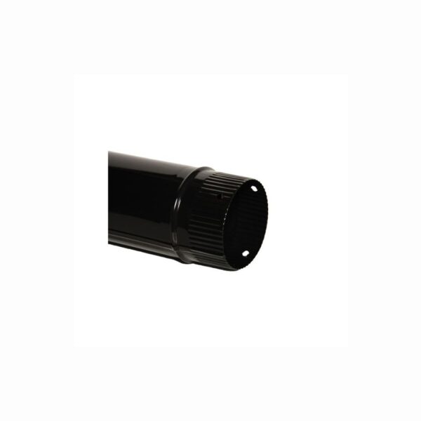 TUBO CHIMENEA VITRIFICADO  NEGRO 200MM X 1M